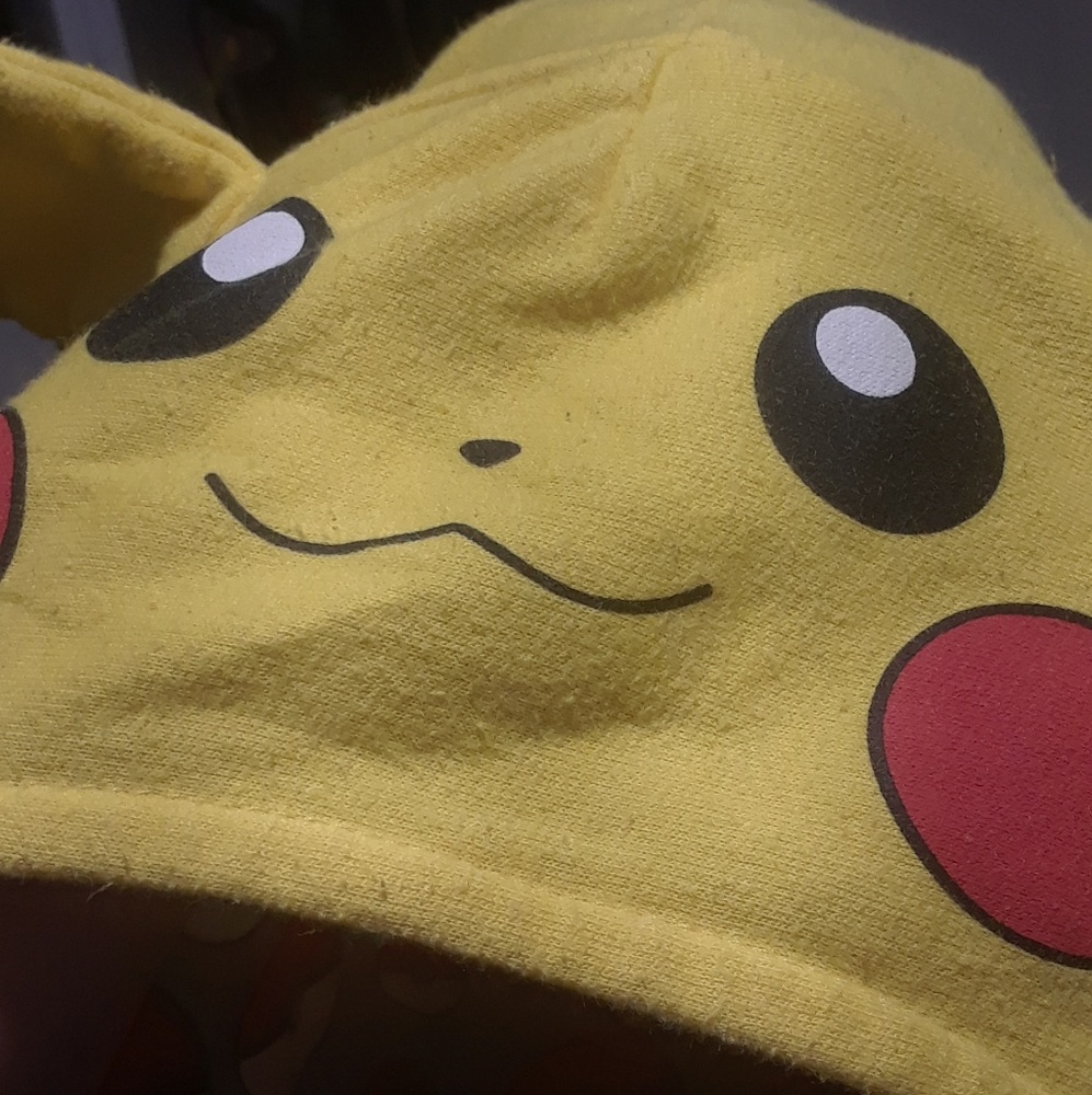 Pokemon Pikachu Unisex Kids Yellow Jacket XL